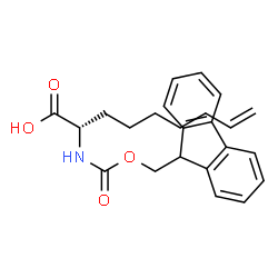 ChemSpider 2D Image | (2S)-2-{[(9H-Fluoren-9-ylmethoxy)carbonyl]amino}-8-nonenoic acid | C24H27NO4