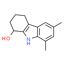 ChemSpider 2D Image | 6,8-Dimethyl-2,3,4,9-tetrahydro-1H-carbazol-1-ol | C14H17NO
