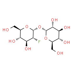 ChemSpider 2D Image | alpha-D-Glucopyranosyl 2-deoxy-2-fluoro-alpha-D-glucopyranoside | C12H21FO10