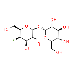 ChemSpider 2D Image | alpha-D-Glucopyranosyl 4-deoxy-4-fluoro-alpha-D-galactopyranoside | C12H21FO10