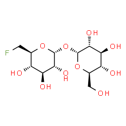 ChemSpider 2D Image | alpha-D-Glucopyranosyl 6-deoxy-6-fluoro-alpha-D-glucopyranoside | C12H21FO10