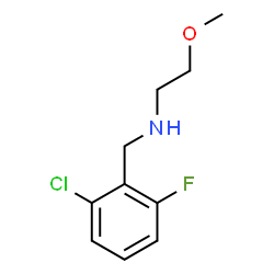 ChemSpider 2D Image | N-(2-Chloro-6-fluorobenzyl)-2-methoxyethanamine | C10H13ClFNO
