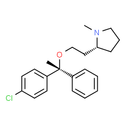 ChemSpider 2D Image | Clemastine | C21H26ClNO