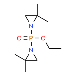 ChemSpider 2D Image | Ethyl bis(2,2-dimethyl-1-aziridinyl)phosphinate | C10H21N2O2P