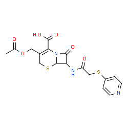 ChemSpider 2D Image | Cephapirin | C17H17N3O6S2