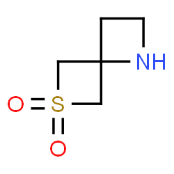 ChemSpider 2D Image | 6-Thia-1-azaspiro[3.3]heptane 6,6-dioxide | C5H9NO2S