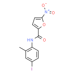 ChemSpider 2D Image | N-(4-Iodo-2-methylphenyl)-5-nitro-2-furamide | C12H9IN2O4
