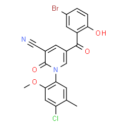 ChemSpider 2D Image | TCMDC-123630 | C21H14BrClN2O4