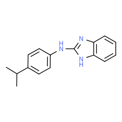 ChemSpider 2D Image | N-(4-Isopropylphenyl)-1H-benzimidazol-2-amine | C16H17N3