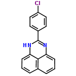 InChI=1/C17H11ClN2/c18-13-9-7-12(8-10-13)17-19-14-5-1-3-11-4-2-6-15(20-17)16(11)14/h1-10H,(H,19,20)