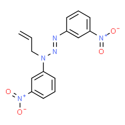 ChemSpider 2D Image | (1E)-3-Allyl-1,3-bis(3-nitrophenyl)-1-triazene | C15H13N5O4