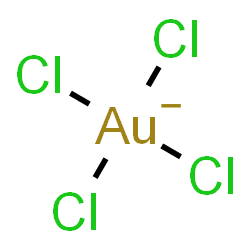 ChemSpider 2D Image | tetrachloroaurate | AuCl4