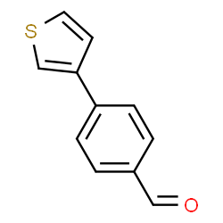 ChemSpider 2D Image | 4-(3-Thienyl)benzaldehyde | C11H8OS