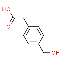 ChemSpider 2D Image | 4-(HYDROXYMETHYL)PHENYLACETIC ACID | C9H10O3