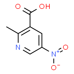 ChemSpider 2D Image | 2-Methyl-5-nitronicotinic acid | C7H6N2O4