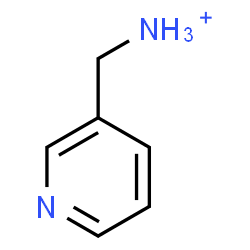 ChemSpider 2D Image | 3-Pyridinylmethanaminium | C6H9N2