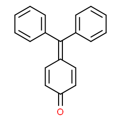 ChemSpider 2D Image | 4-(Diphenylmethylene)-2,5-cyclohexadien-1-one | C19H14O