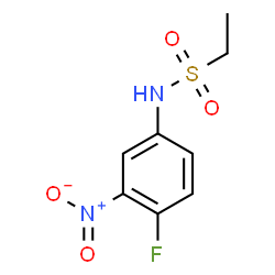 ChemSpider 2D Image | N-(4-Fluoro-3-nitrophenyl)ethanesulfonamide | C8H9FN2O4S