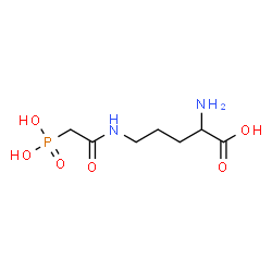 ChemSpider 2D Image | N~5~-(Phosphonoacetyl)ornithine | C7H15N2O6P