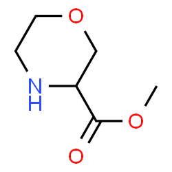 ChemSpider 2D Image | Methyl 3-morpholinecarboxylate | C6H11NO3