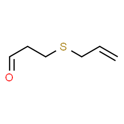 ChemSpider 2D Image | 3-(allylthio)propanal | C6H10OS