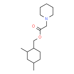 ChemSpider 2D Image | (2,4-Dimethylcyclohexyl)methyl 1-piperidinylacetate | C16H29NO2