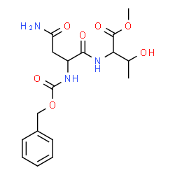 ChemSpider 2D Image | Methyl N~2~-[(benzyloxy)carbonyl]asparaginylthreoninate | C17H23N3O7