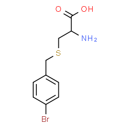 ChemSpider 2D Image | S-(4-Bromobenzyl)cysteine | C10H12BrNO2S