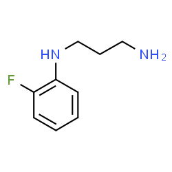 ChemSpider 2D Image | N-(2-Fluorophenyl)-1,3-propanediamine | C9H13FN2