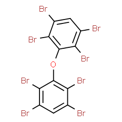 ChemSpider 2D Image | 1,1'-Oxybis(2,3,5,6-tetrabromobenzene) | C12H2Br8O