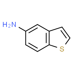 ChemSpider 2D Image | 1-Benzothiophen-5-amine | C8H7NS