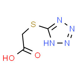 ChemSpider 2D Image | (1H-Tetrazol-5-ylsulfanyl)acetic acid | C3H4N4O2S