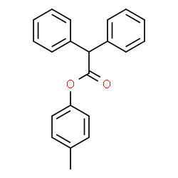 ChemSpider 2D Image | 4-Methylphenyl diphenylacetate | C21H18O2