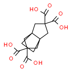 ChemSpider 2D Image | Tricyclo[3.3.2.0~1,5~]decane-3,3,7,7-tetracarboxylic acid | C14H16O8