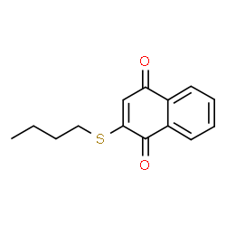 ChemSpider 2D Image | 1,4-Naphthoquinone, 2-(butylthio)- | C14H14O2S