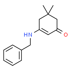 ChemSpider 2D Image | 3-Benzylamino-5,5-dimethyl-cyclohex-2-enone | C15H19NO