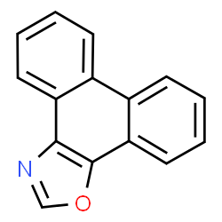 ChemSpider 2D Image | Phenanthro[9,10-d][1,3]oxazole | C15H9NO