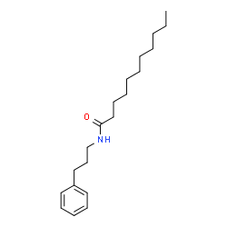 ChemSpider 2D Image | N-(3-Phenylpropyl)undecanamide | C20H33NO