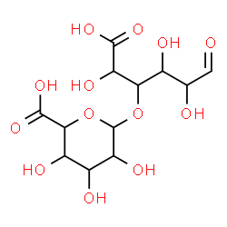 ChemSpider 2D Image | 4-O-Hexopyranuronosylhexuronic acid | C12H18O13