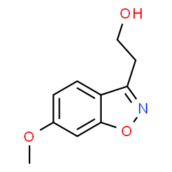 ChemSpider 2D Image | 6-Methoxy-1,2-benzisoxazole-3-ethanol | C10H11NO3