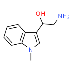 ChemSpider 2D Image | 2-Amino-1-(1-methyl-1H-indol-3-yl)ethanol | C11H14N2O