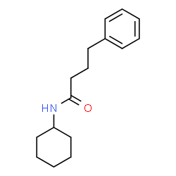 ChemSpider 2D Image | N-Cyclohexyl-4-phenylbutanamide | C16H23NO