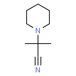 ChemSpider 2D Image | 2-Methyl-2-(1-piperidinyl)propanenitrile | C9H16N2