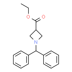 ChemSpider 2D Image | Ethyl 1-benzhydrylazetidine-3-carboxylate | C19H21NO2