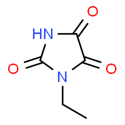 ChemSpider 2D Image | 1-Ethyl-2,4,5-imidazolidinetrione | C5H6N2O3