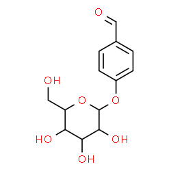 ChemSpider 2D Image | 4-Formylphenyl hexopyranoside | C13H16O7