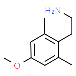 ChemSpider 2D Image | 2-(4-Methoxy-2,6-dimethylphenyl)ethanamine | C11H17NO