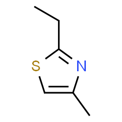 ChemSpider 2D Image | 2-Ethyl-4-methylthiazole | C6H9NS