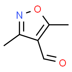 ChemSpider 2D Image | 3,5-Dimethyl-4-Isoxazolecarbaldehyde | C6H7NO2