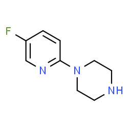 ChemSpider 2D Image | 1-(5-Fluoro-2-pyridinyl)piperazine | C9H12FN3
